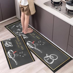 Tapis de cuisine imperméable, paillasson d'entrée de chambre à coucher, de salle de bain, de salon, lavable au sol