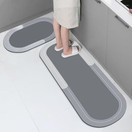 Tapijten keukenvloer mat water absorberend badmatten lange strip bed vloerkleden niet-slip ovale badkamer portier hal balkon