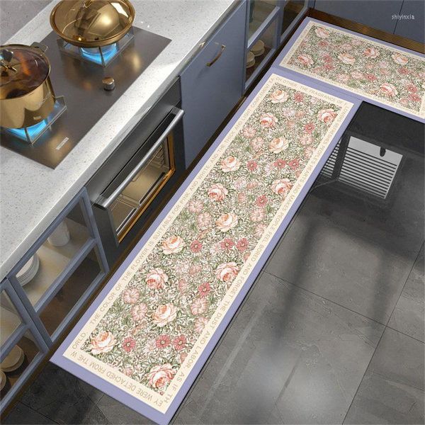 Tapis Tapis De Cuisine Pour Sol Bain Lavable Maison Entrée Paillasson Couloir Balcon Coureur Tapis Salon Chambre Décor Long Tapis