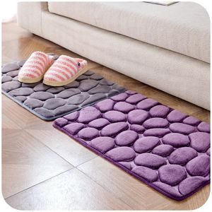 Tapis Tapis De Cuisine Tapis De Galets Absorbant L'eau Paillasson De Porte Antidérapant Pour Entrée Chambre Et Tapis