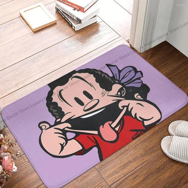 Tapis cuisine tapis antidérapant Spirou fille collant la langue sur chambre tapis porte d'entrée paillasson décor à la maison tapis