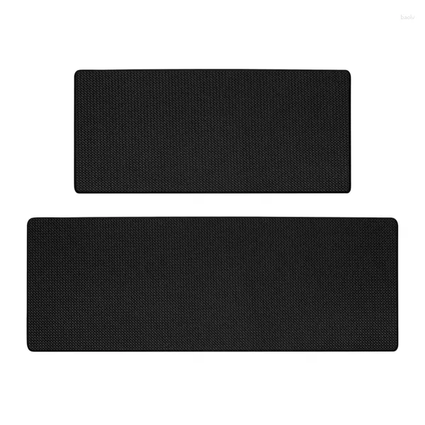 Tapis Tapis de Cuisine Tapis Anti-Fatigue Tapis pour Sol Debout Tapis de Coureur antidérapant imperméable 2 pièces