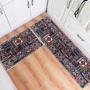 Tapis Cuisine Tapis De Sol Imperméable Vaisselle Motif Entrée Paillasson Salle De Bain Porte Tapis De Sol Salon Anti-dérapant Antifouling Tapis Longs