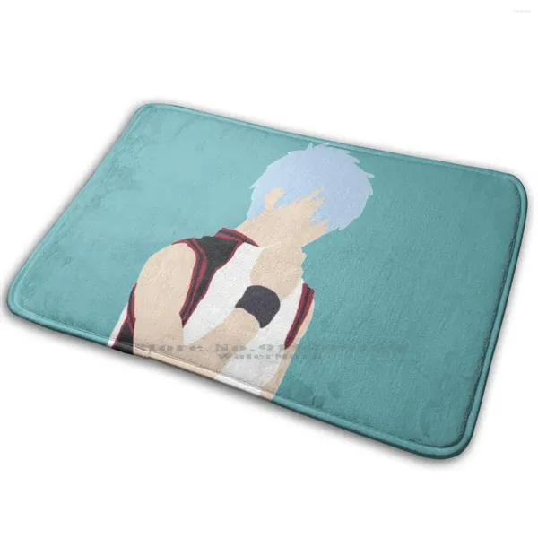 Alfombras kuroko alfombra mínima alfombra alfombra anti-slip dormitorio puerta sin cesta de baloncesto