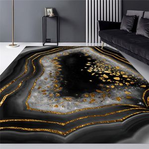 Tapijten grote zwart tapijt abstracte woonkamer moderne luxe decoratie fleece vloer bureau tapijt slaapkamer gang rangen matcarpets