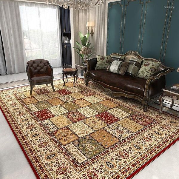 Alfombras grandes persas para decoración de sala de estar, alfombras personalizadas para el hogar, alfombra para dormitorio, decoración para sala de estar, alfombra lavable de lujo