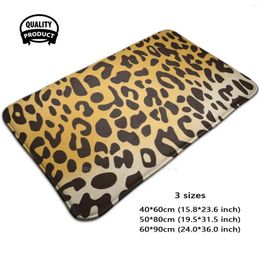 Carpets Leopard Fur Animal Print Pattern Idéal pour les articles avec partout de tapis de tapis de porte confortable coussin de tapis