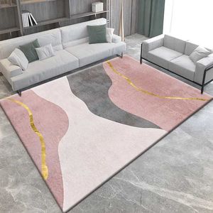 Carpets Light Luxury Style Carpet Bedroom Bed Full Floor Mat Mome Room Decoration Sofa Couverture