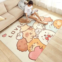 Carpets Living Room Bedroom Carpet Cartoon Table basse de chevet Household Cashmere Sofa Cushion Decoration Supplies Exquise Floor Mat