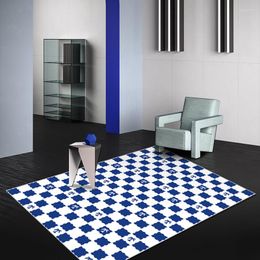 Tapis salon tapis mode minimalisme Plaid grande surface décoration de la maison tapis doux confortable respirant moelleux pas de pli tapis
