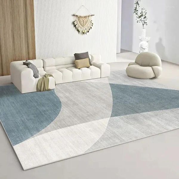 Tapis salon léger luxe senior canapé basse basse de la table basse maison jaune