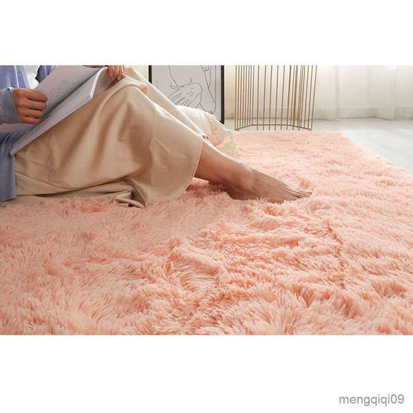 Tapis Cheveux Longs Chambre Tapis Intérieur En Peluche Couverture Salon Couvert De Moderne Et R230725