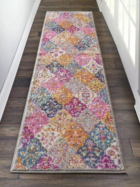 Carpets Tapis de luxe Brights Brights Diamond floral pour le salon Runner Home Bedroom Decor