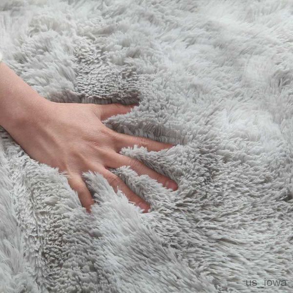 Tapis de luxe Super moelleux, grande surface, pour salon, chambre à coucher, peluche douce, antidérapante, pour enfants et filles, décoration de chambre