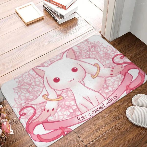 Tapis prendre un Contact avec moi Puella Magi Madoka Magica Anime tapis de salle de bain tapis maison paillasson cuisine tapis porte d'entrée