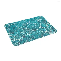 Tapijten mariene grunge naadloos patroon niet -slip absorberende traagschuim badmat voor huisdecor/keuken/binnenkomst/binnen/buiten/woonkamer