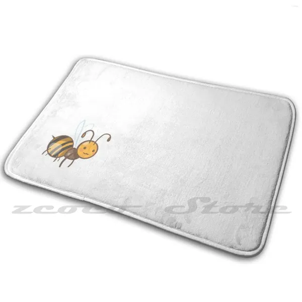 Tapis tapis tapis non glissant en eau non glissée du tapis de porte rougissant mignon kawaii insemble animal