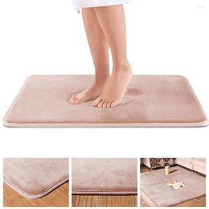 Tapis Mémoire Tapis De Bain Tapis Antidérapant Avec Salle De Bains Absorbant Lavable Douche Cuisine Plancher Tapis Salle De Bain