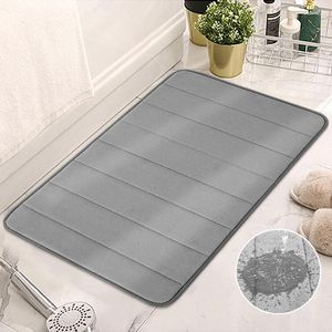 Carpets Memory Foam Bath Bath Mat de bain non glissant des tapis de salle de bain Simple Plew tampon de toilette Planchers de douche Salle Entrée Poigle Absorbant Mats