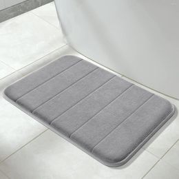 Carpets Memory Foam Bath Mat tapis de bain confortable Machine d'absorption à l'eau douce Soft Water Lavage non glipt