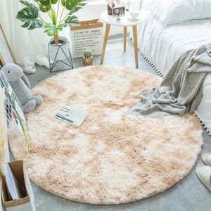 Tapis Miracle Sweet tapis rond tapis pour Salon doux décor à la maison chambre enfant chambre en peluche décoration Salon tapis à poils plus épais 230928