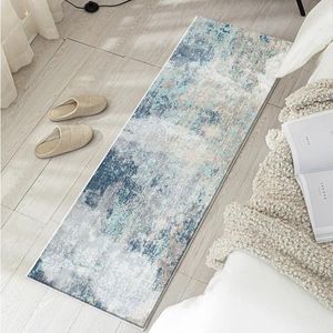 Tapis moderne abstrait tapis intérieur tapis contemporain pliable pliable couloir mince couloir de tapis doux machine de marandi lavable