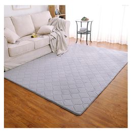 Tapijten modern vloerkleed voor woonkamer vaste polyester tapijt Kinderen zachte vloerkamer slaapkamer wasbare vloer mat woning decor tapis salon