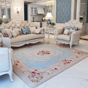 Tapis moderne moquette salon chambre à coucher de corail velours canapé grand tapis