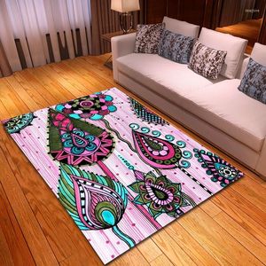 Tapis moderne mode peinture abstraite tapis doux antidérapant chambre chevet salle à manger tapis pour la vie à la maison