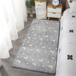 Carpets Modern Geometric Printing Luminous Tappet salon décor Sofa Floor Mats Balcon Balcon Chambre Coussin sans glissement