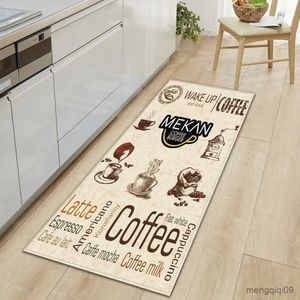 Carpets Modern Kitchen Floor Mat Home Hallway Entrance Doormat Living Room Bedroom Decor Carpet Balcony Bathroom Door Anti-Slip Foot Rug R230728