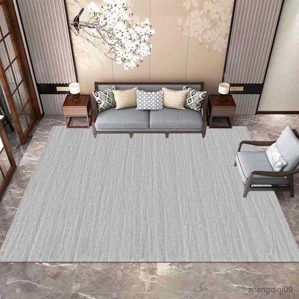 Alfombras Alfombras de lujo modernas para sala de estar Decoraciones de casas grises de alto grado Alfombras de piso de dormitorio mullidas y gruesas Alfombra de piso de área grande R230802