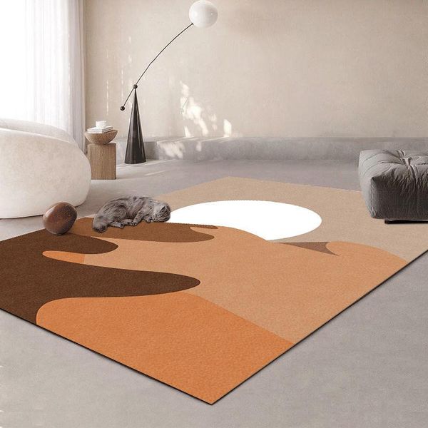 Tapis moderne minimaliste salon Table basse chambre tapis de chevet antidérapant porche tapis décor à la maison cuisine tapis lavable