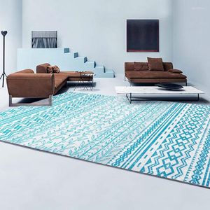 Alfombras modernas de estilo marroquí para sala de estar, decoración del hogar de alta calidad, alfombra étnica para dormitorio, alfombra lavable antideslizante para oficina