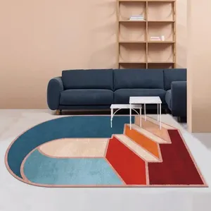 Tapijten moderne Noordse abstracte kunst voor woonkamer geometrische onregelmatige vorm tapijten salontafel slaapkamer bank mat home decor