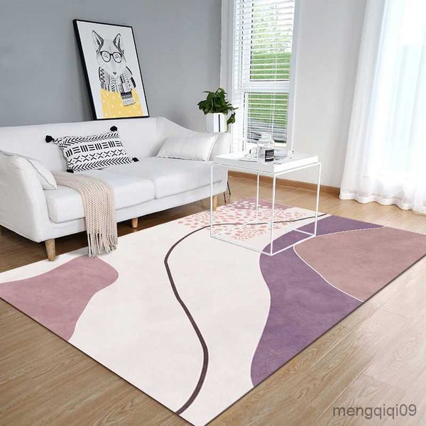 Alfombras Modern Nordic Luxury Floor Mats Door Hall Alfombras Dormitorio Decoración del hogar Sala de estar Alfombras antideslizante Salón Alfombra Room Carpet Large R230725