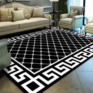 Tapijten moderne eenvoudige huishoudelijke mat zachte luxe tapijten voor woonkamer niet-slip slaapkamer luxe decoratie tapeten Area Rug 120x160cm 230823