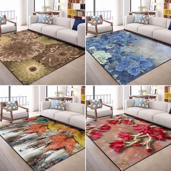 Tapis moderne épais tapis pour salon tapis en peluche enfants lit moelleux sol fenêtre chevet décor à la maison tapis doux tapis