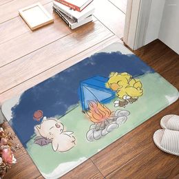 Tapijten Mog Camping Final Fantasy Chocobo Spel Slaapkamer Mat Tapijt Thuis Deurmat Keuken Tapijt Decoratie