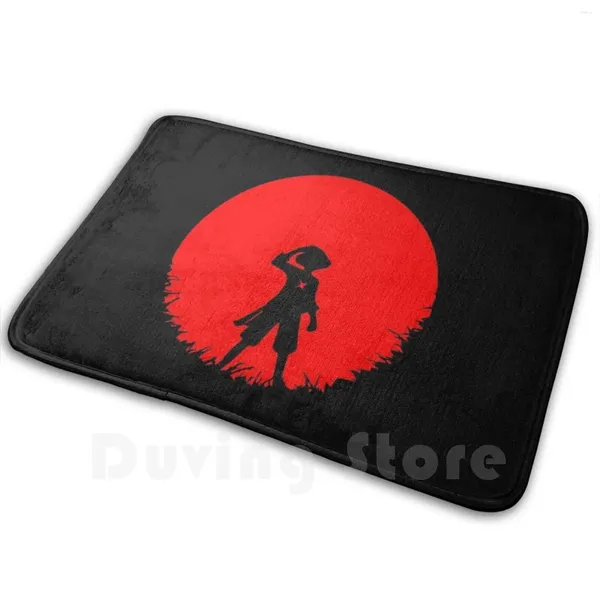 Carpets singe D Luffy tapis tapis tapis antidérapant des tapis de sol