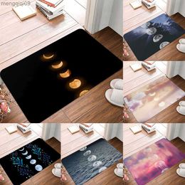 Tapis Moon Eclipse Tapis pour Salon Décor À La Maison Chambre À Coucher Tapis Doux Entrée Paillasson Maison Chambre Des Enfants Tapis De Sol Alfombra R230731