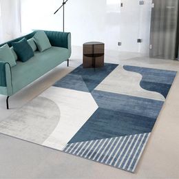 Tapis Morden géométrique salon décoration tapis vestiaire étude maison tapis chambre Simple grande surface tapis lavable tapis