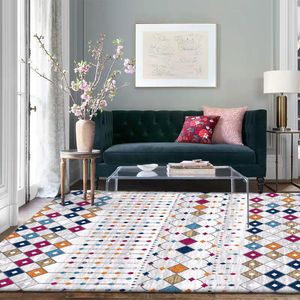 Tapijten Marokkaanse Blythe Area Rug Noordse geometrische Turkse Turkse etnische stijl Tapijt Slaapkamer Woonkamer Keuken Badkamer Bedmatscarpets Carpe