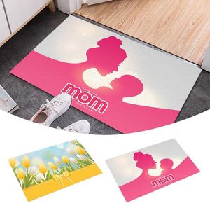 Carpets Tapis de tapis pour la fête des mères tapis de porte décorative intérieure et extérieure.