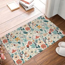 Tapis multicolore motif floral sans couture japonais gazon chambre tapis tapis maison paillasson cuisine tapis décoration