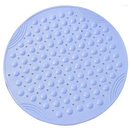 Tapis tapis multifonctionnel TPR Round TPR Anti-Slip Mat pour salle de bain et salle de douche avec coussinets de massage des trou de drainage