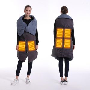 Tapijten multifunctioneel USB -verwarming dekenjas elektrische vest warme sjaal thermische mat kleding