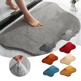 Carpets Tapis de porte enveloppe multipurpose Mat de porte en peluche Entrée d'absorption rapide pour décoration intérieure extérieure