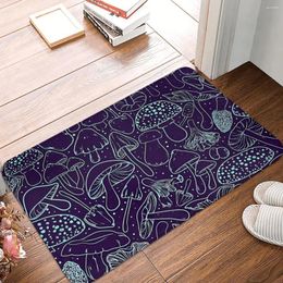 Tapijten paddestoel paddestoelen niet-slip deurmat alle tapijt woonkamer slaapkamer mat welkom flanellen patroon