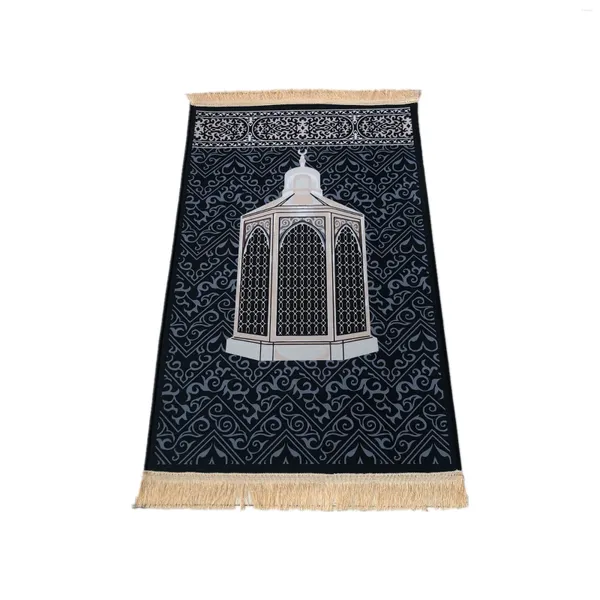 Carpets Musulmages sets de tapis prière islamique 3d tapis imprimé adoration tapis eid décoration couverture non glissante décoration intérieure